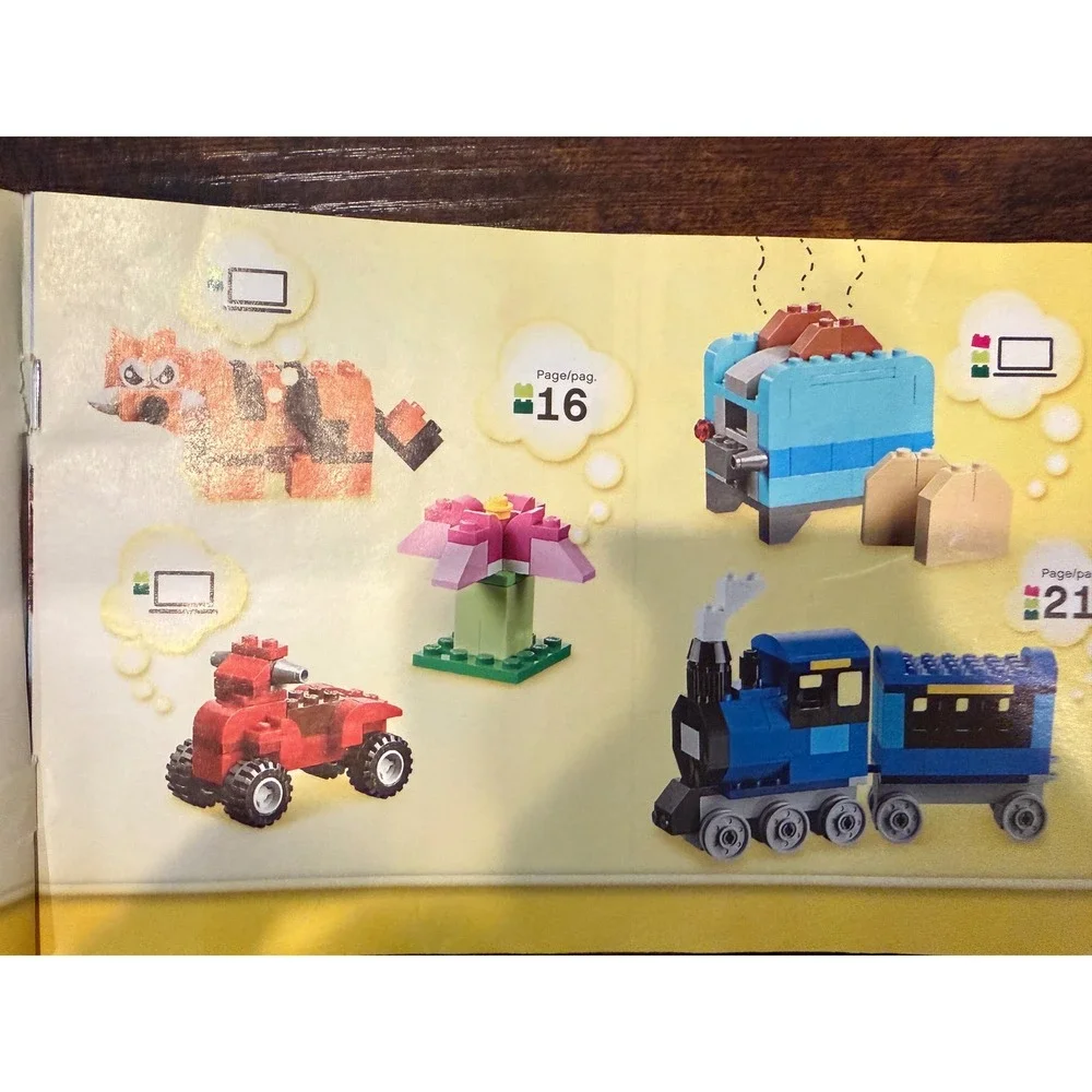 LEGO Classic Medium Creative replacement Instruction Manual Booklet Only - Picture 4 of 5